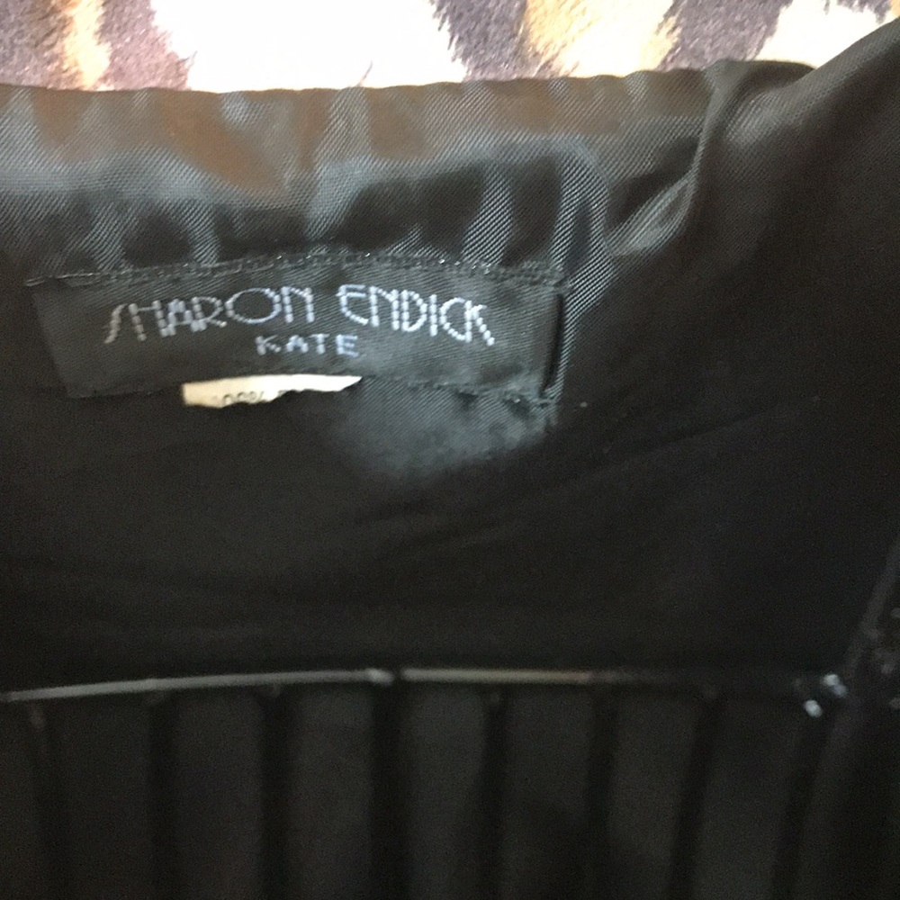 Vintage Sharon Endick Kate PolySuede Crop Leopard Print Jacket in Size M - Picture 8 of 9